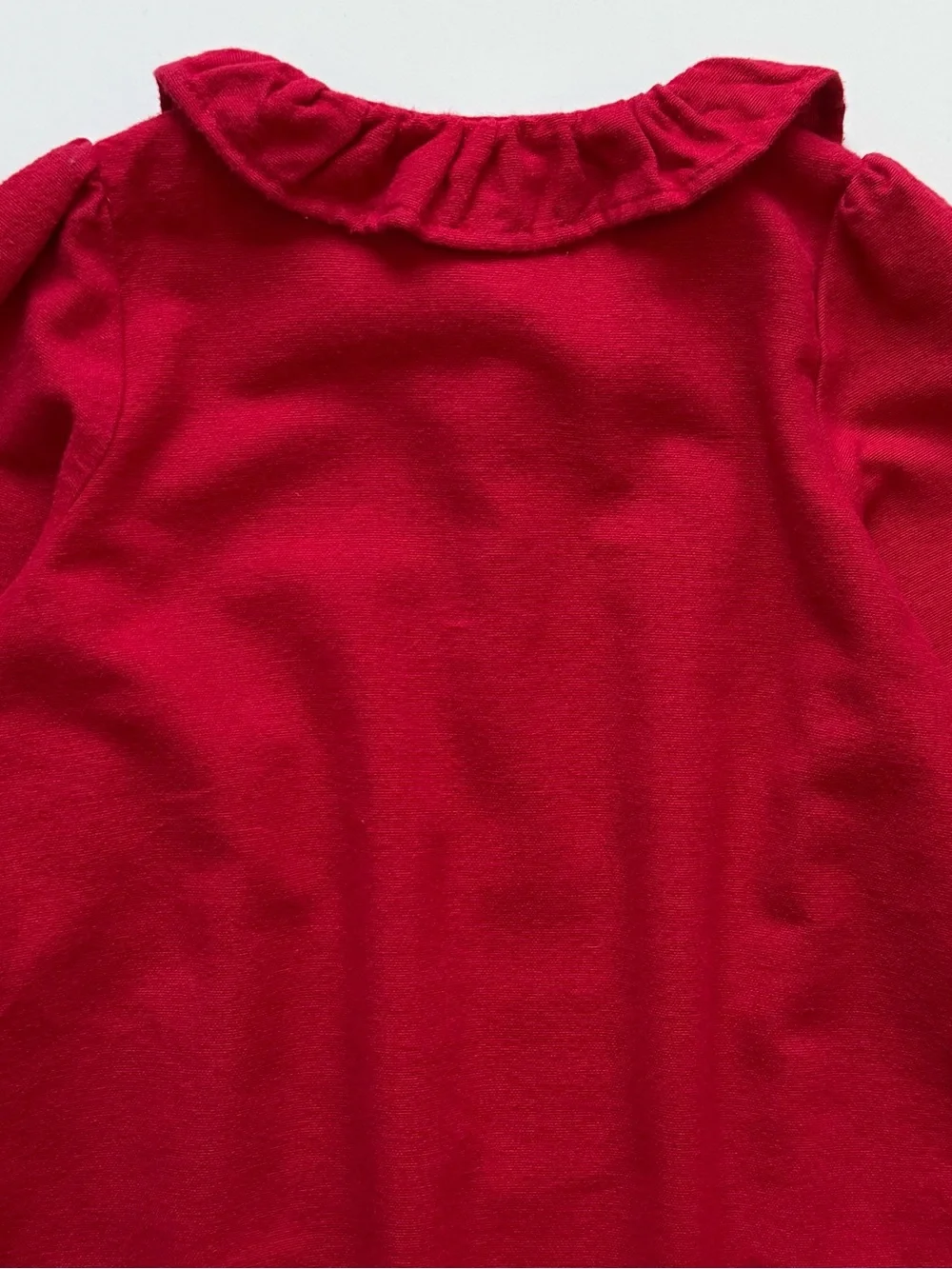 Petite Plume Girl's Flannel Victoria Nightgown in Red - Size 4